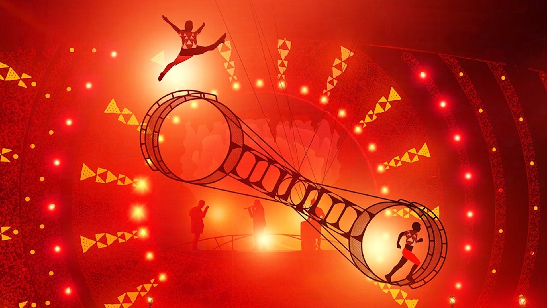 two men doing acrobatics