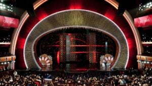 dolby theater stage with audience and production