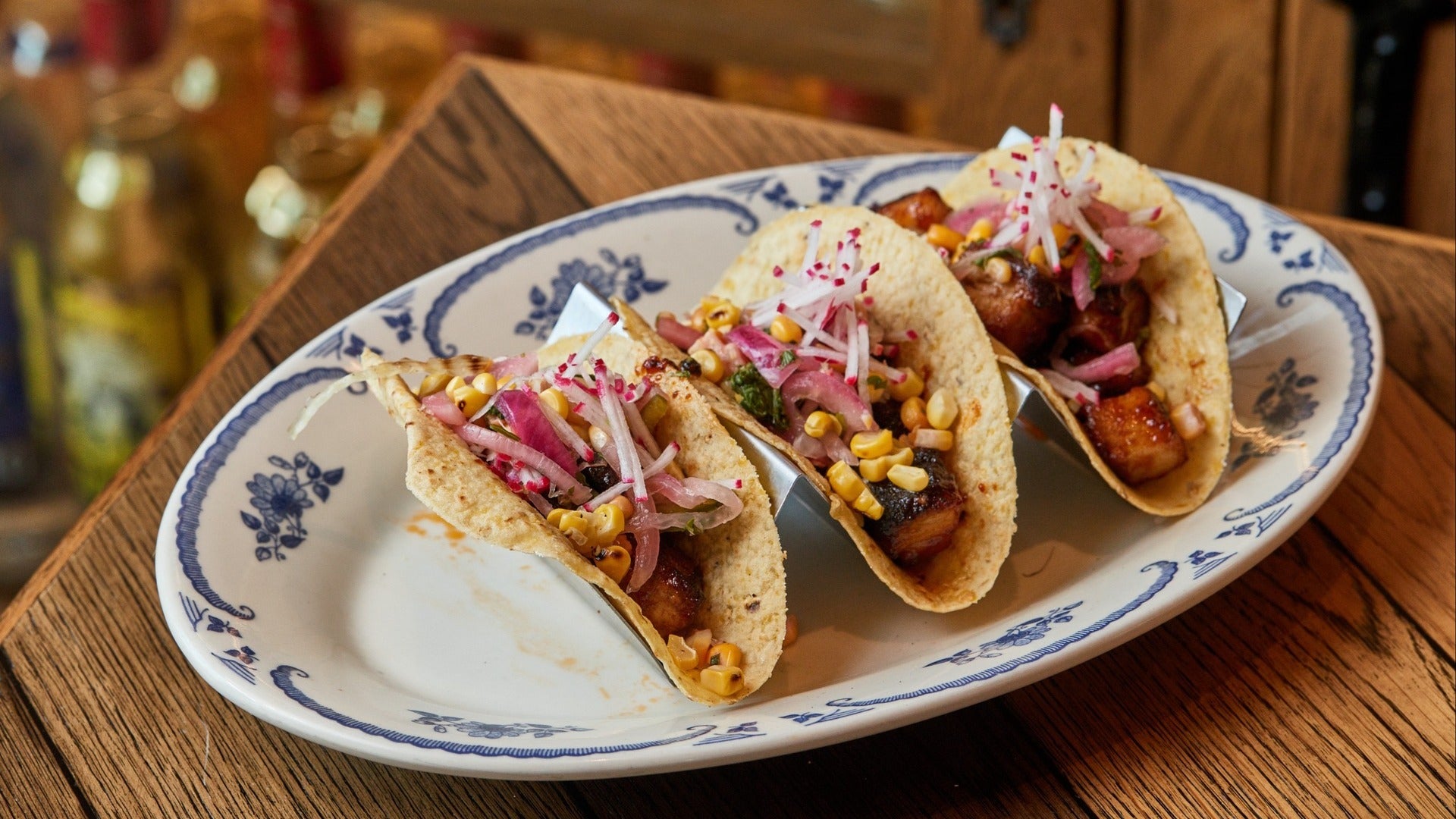 tacos served on a plate