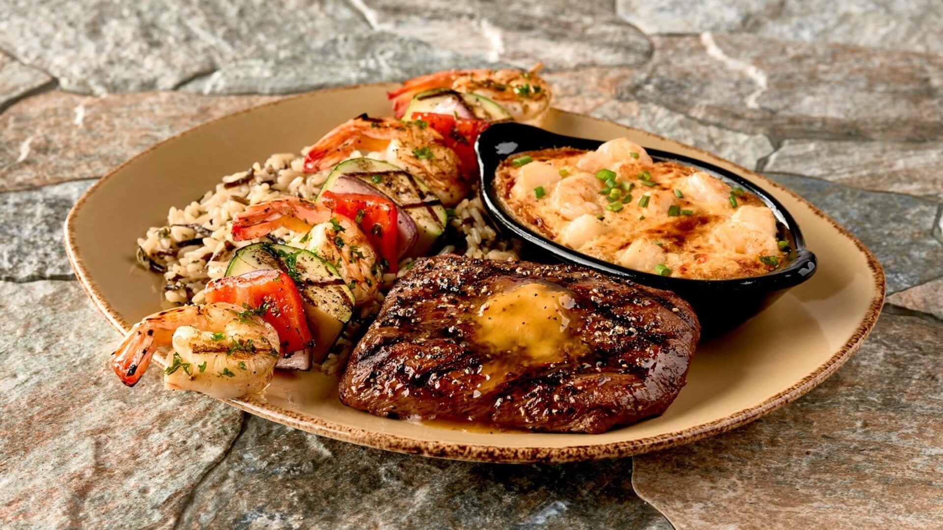 dish with various types of meat served on a plate