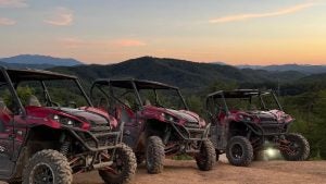 three Off Road ATVs