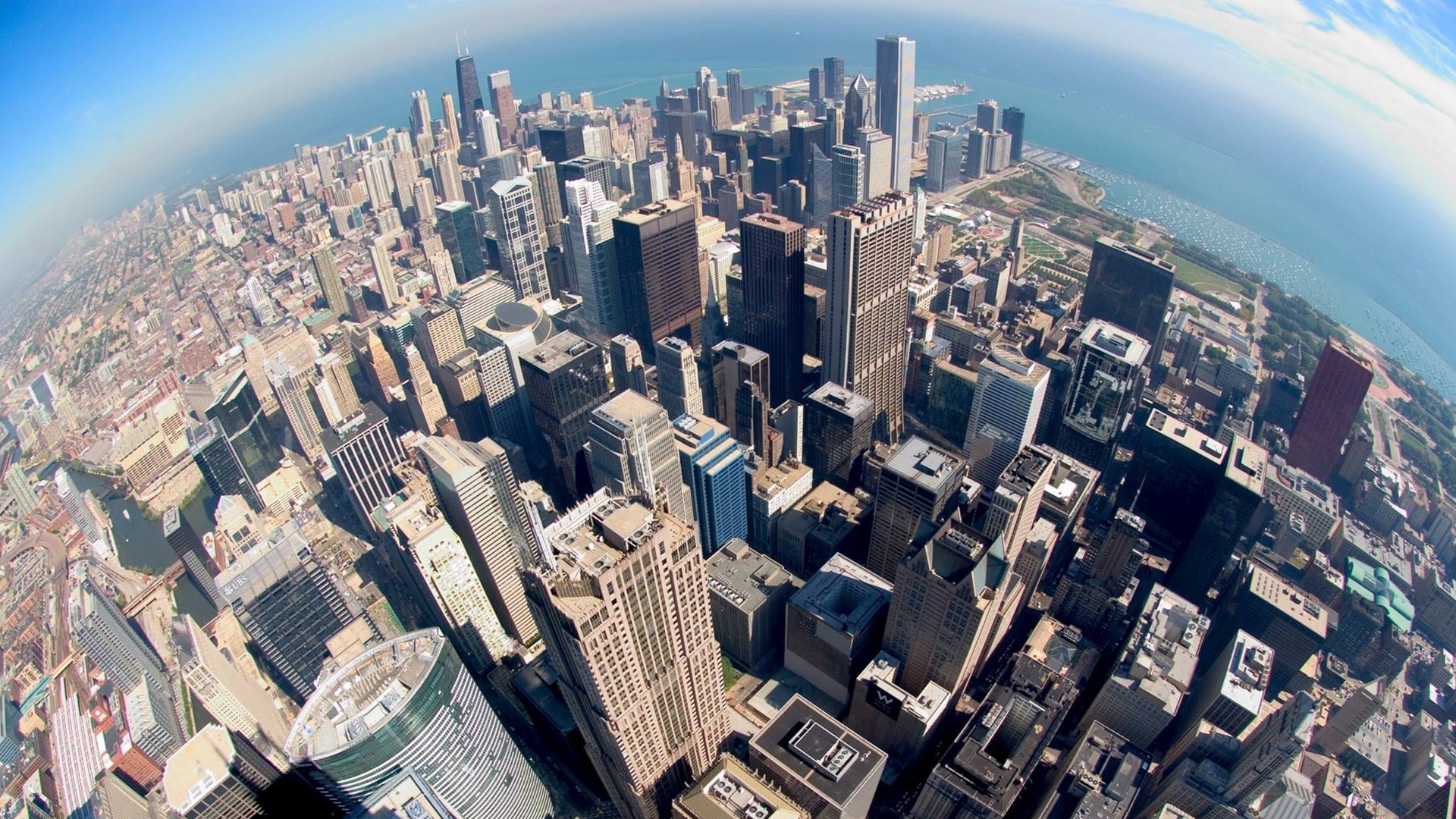 city skyline overview