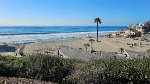 view of the beach and the shore
