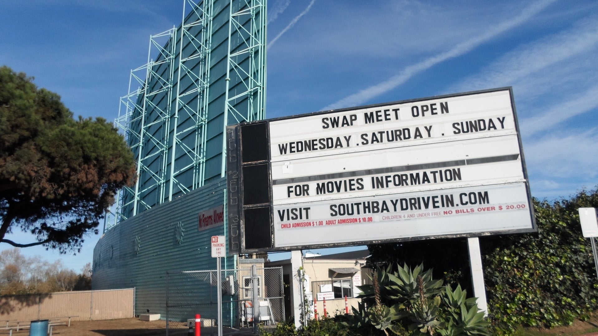 signage of a drive-in theater