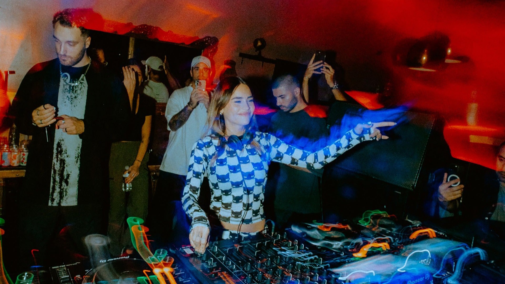 dj in a club