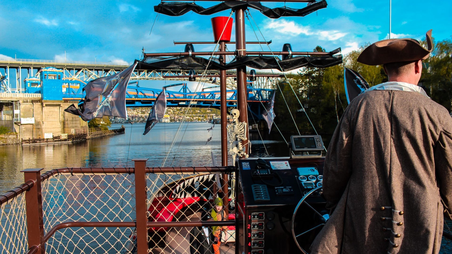 a man sailing in a boat