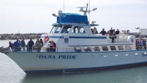 people on a fishing boat