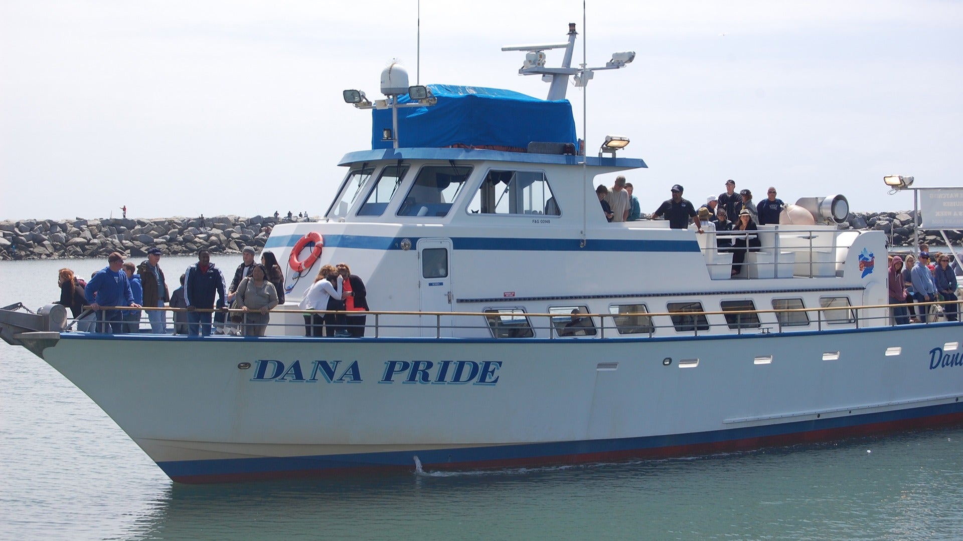people on a fishing boat