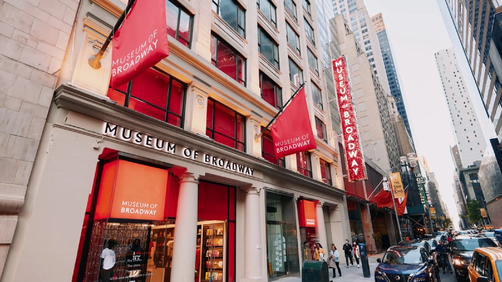 a front view of a museum building