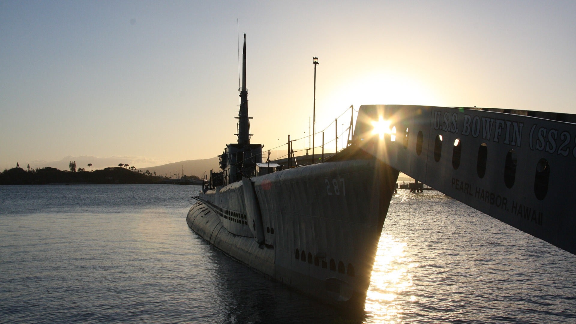 ship docked in the ocean