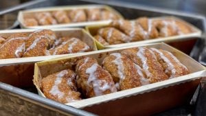baked cinnamon bread goods