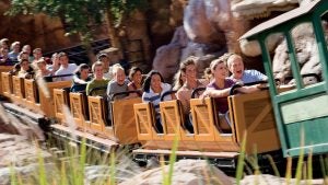 a group of people having fun riding a roller coaster