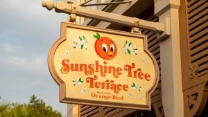 signage for sunshine tree terrace in walt disney world