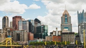 Downtown skyline of Pittsburgh